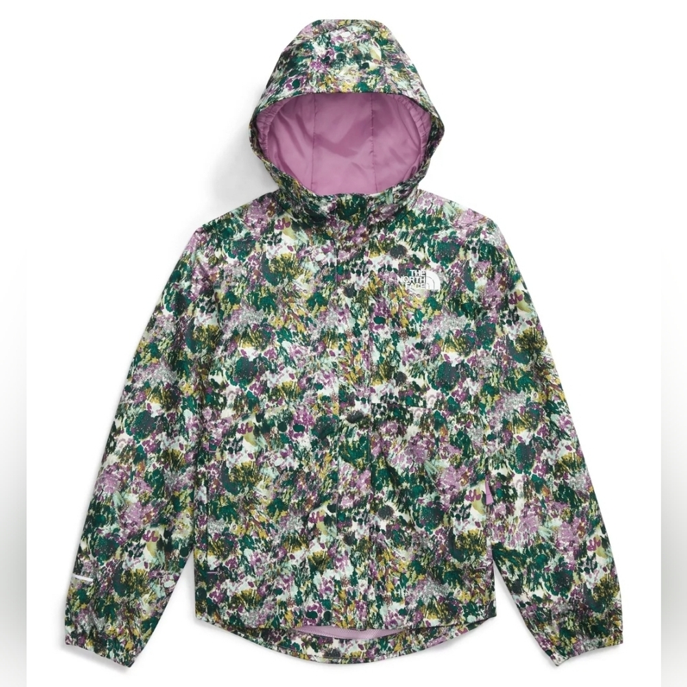 THE NORTH FACE Antora Waterproof Rain Jacket Purple Maze Girls Sizes New